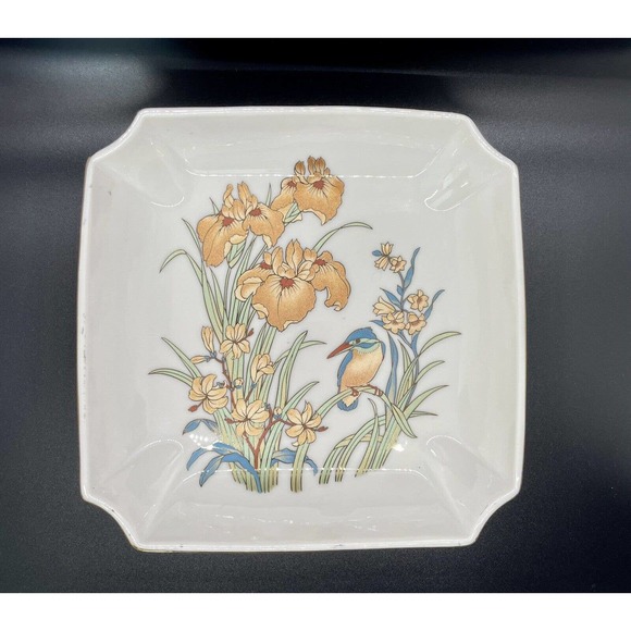 Gorgeous Vintage Japanese Porcelain Trinket Dish - Picture 2 of 7